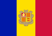 The flag for Andorra