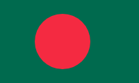 The flag for Bangladesh