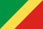The flag for Congo