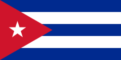 The flag for Cuba