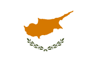 The flag for Cyprus