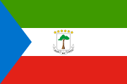 The flag for Equatorial Guinea