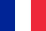 The flag for France