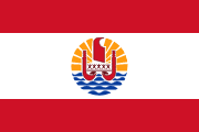 The flag for French Polynesia