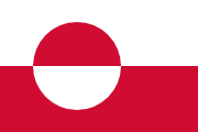 The flag for Greenland