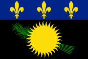 The flag for Guadeloupe