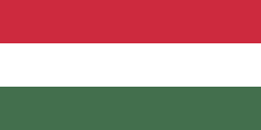 The flag for Hungary