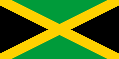 The flag for Jamaica