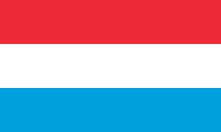 The flag for Luxembourg