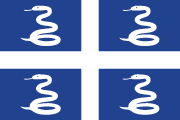The flag for Martinique