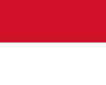 The flag for Monaco