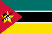 The flag for Mozambique