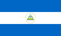 The flag for Nicaragua
