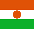 The flag for Niger