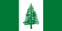 The flag for Norfolk Island