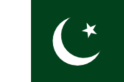 The flag for Pakistan