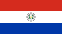 The flag for Paraguay