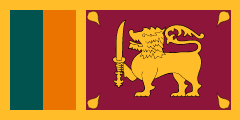 The flag for Sri Lanka