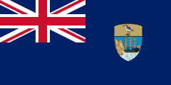 The flag for St Helena