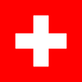 The flag for Switzerland