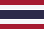 The flag for Thailand