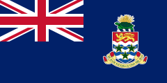 The flag for the Cayman Islands
