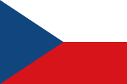 The flag for the Czech Republic