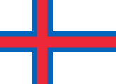 The flag for the Faroe Islands