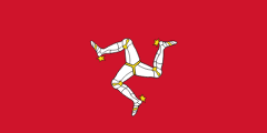 The flag for the Isle of Man