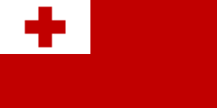 The flag for Tonga