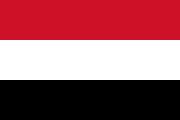 The flag for Yemen